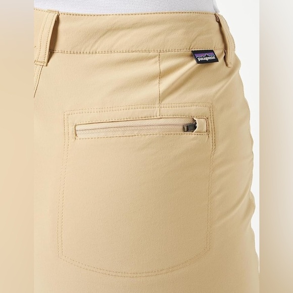 Patagonia Pants Women's Size 10 US Husk Tan Light Khaki Quandary Roll-Up Capris - Picture 11 of 15